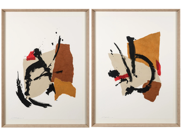 Acrópolis I & II - Paper Painting by NOVOCUADRO ART COMPANY - view 2